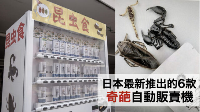 日本最新推出的6款奇葩自動販賣機