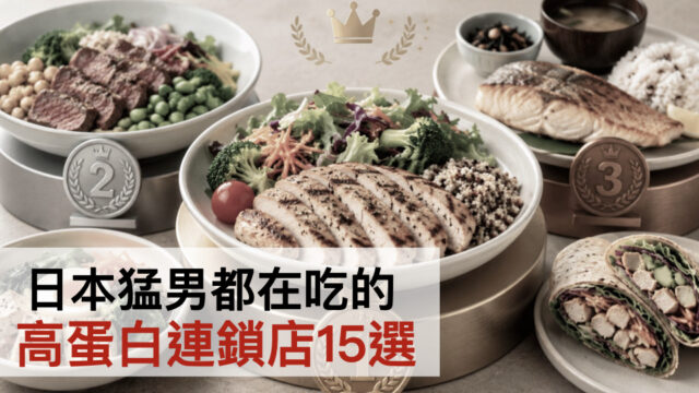 日本猛男都在吃的高蛋白連鎖店15選
